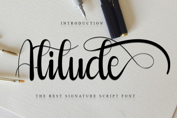 Atitude: The Handwritten Font That Elevates Modern Marketing Design