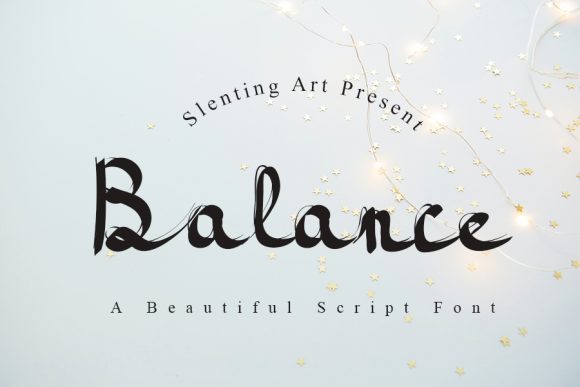 Balance: A Handwritten Font for Elegant Web Design
