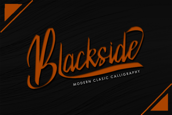 Blackside: A Bold Handwritten Font That Elevates Small Business Branding