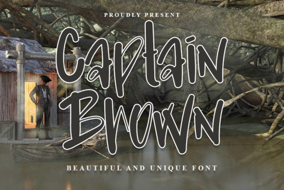 Captain Brown: A Quirky Script Font for Web Design