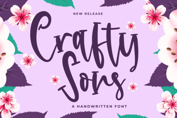 Crafty Sons: A Handwritten Font for Modern Web Design