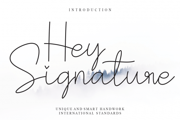 Hey Signature: A Delicate Handwritten Font for Makers and Sellers