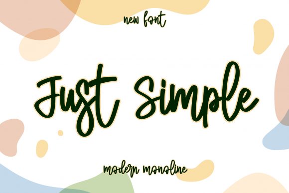 Just Simple: A Versatile Handwritten Font for Crafters and Makers
