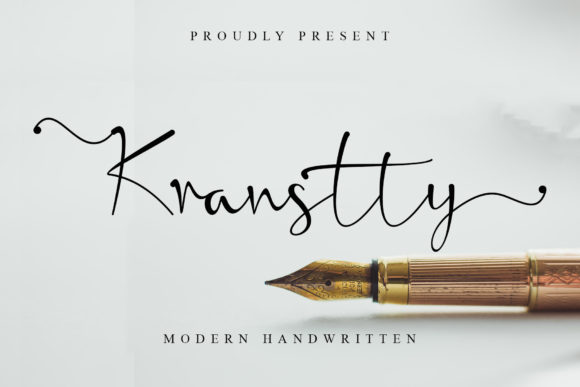 Kranstty: A Sweet Script Font for Crafters and Product Designers