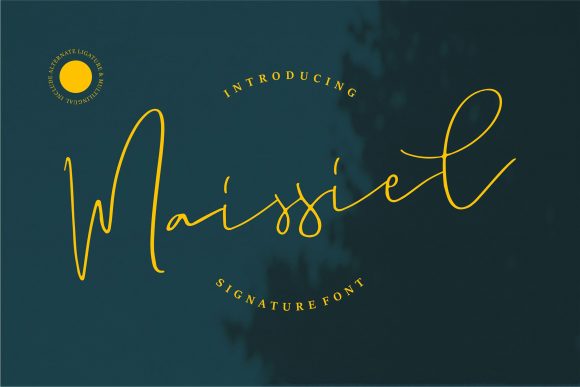 Maissiel: A Versatile Handwritten Font for Crafters and Product Makers