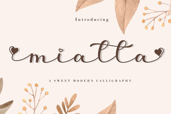 Miatta: The Elegant Script Font for Modern Marketers