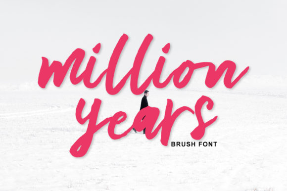 Million Years: A Classy Script Font for Makers