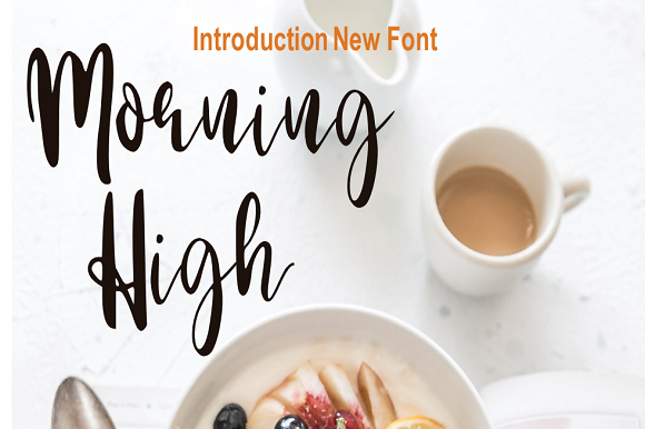 Morning High Font: A Handwritten Typeface for Web Designers
