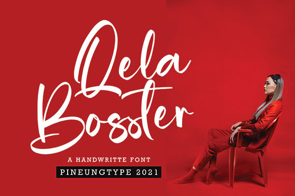 Qela Bosster: A Stylish Handwritten Font for Elegant Branding