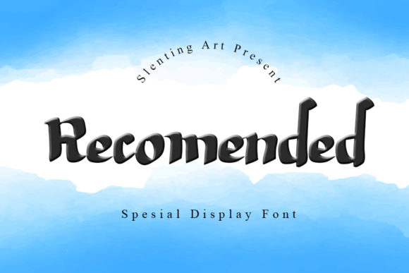 Recomended: A Refined Script Font for Modern Branding