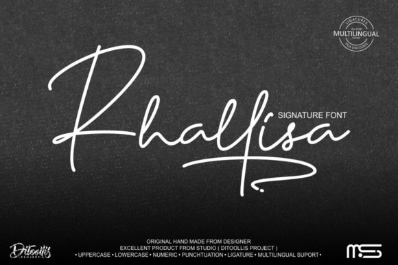 Rhallisa: A Delicate Handwritten Font That Elevates Small Business Branding