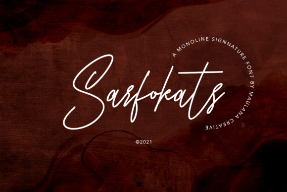 Sarfokats: A Stylish Script Font for Campaigns