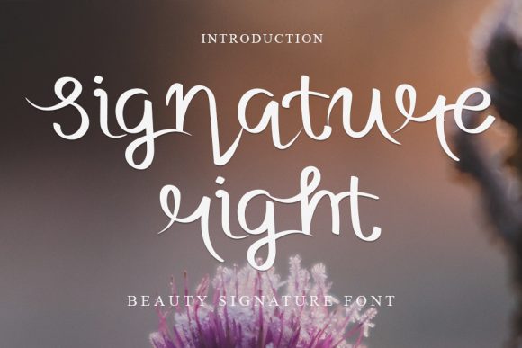 Signature Right: A Light Handwritten Font for Elegant Editorial Design
