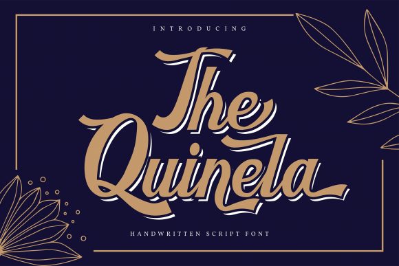 The Quinela: A Handwritten Font That Elevates Editorial Design