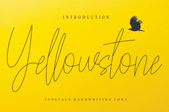Yellowstone: A Stylish Handwritten Font for Modern Editorial Design